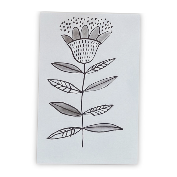 India Ink Kit with Dip Pen & Brush