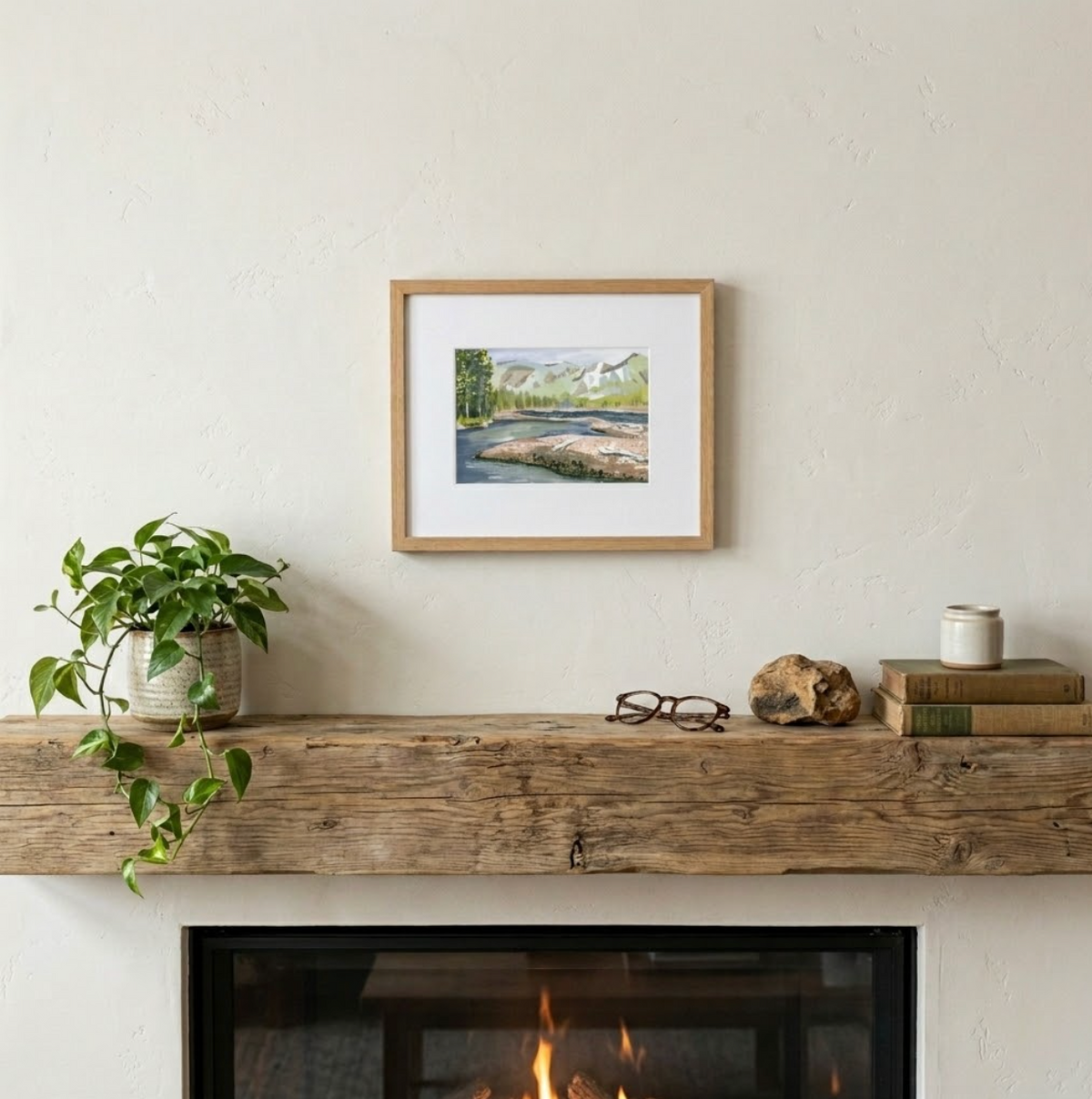 Confluence – Original Lewis Lake Yellowstone Landscape Painting