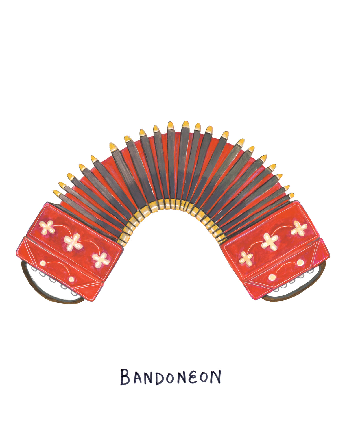 Bandoneon sticker by Matty Miller