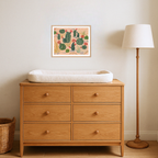 Cactus Garden I, Desert Cactus Botanical Art Print by Matty Miller