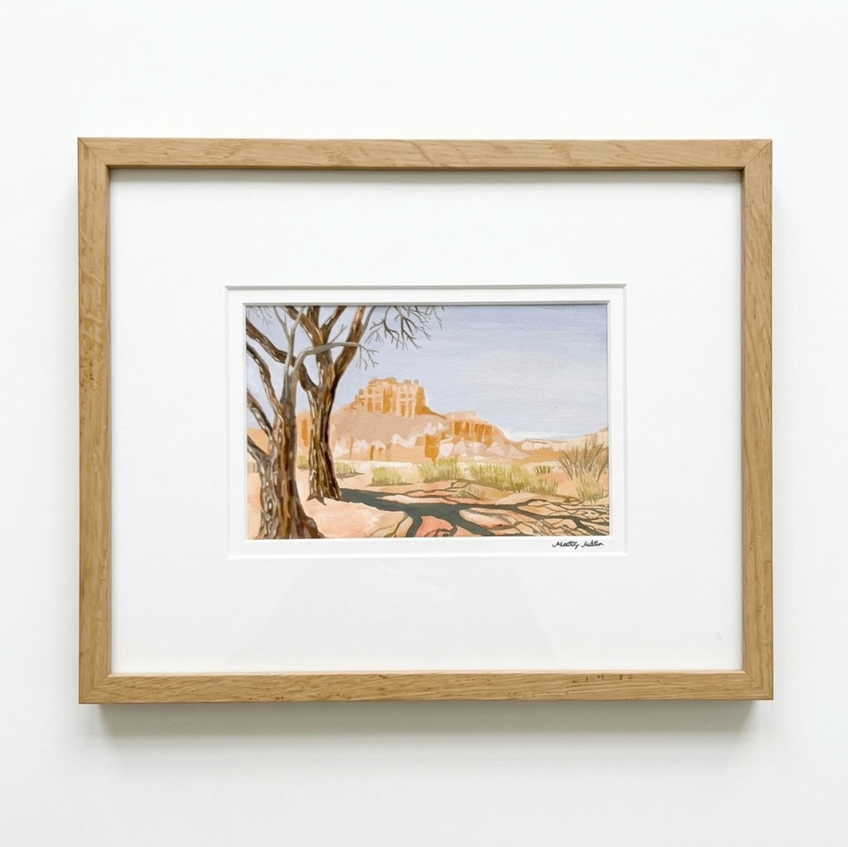 Capitol Reef Canopy original Utah landscape painting by Matty Miller, plein air western landscape art