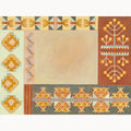Chamisa, Original Southwestern Geometric Botanical Painting by Matty Miller