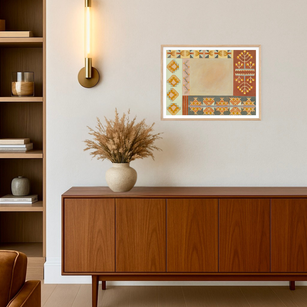 Chamisa, Southwestern Geometric Art Print by Matty Miller