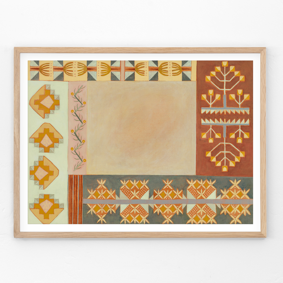 Chamisa, Southwestern Geometric Art Print by Matty Miller