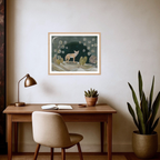 Coyote Magic, Desert Nightscape Art Print by Matty Miller