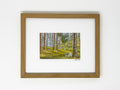 Deep Forest Montana, Original Lake Como Forest Landscape Painting by Matty Miller