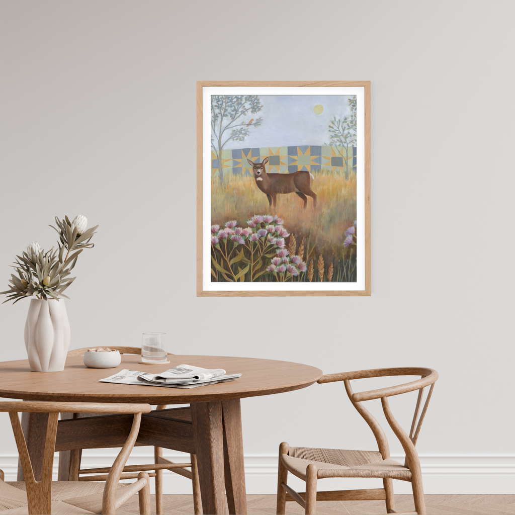 Diminuendo, Fox Art Print by Matty Miller