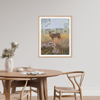Diminuendo, Fox Art Print by Matty Miller