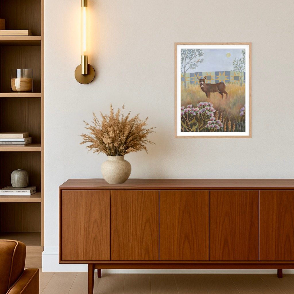 Diminuendo, Fox Art Print by Matty Miller