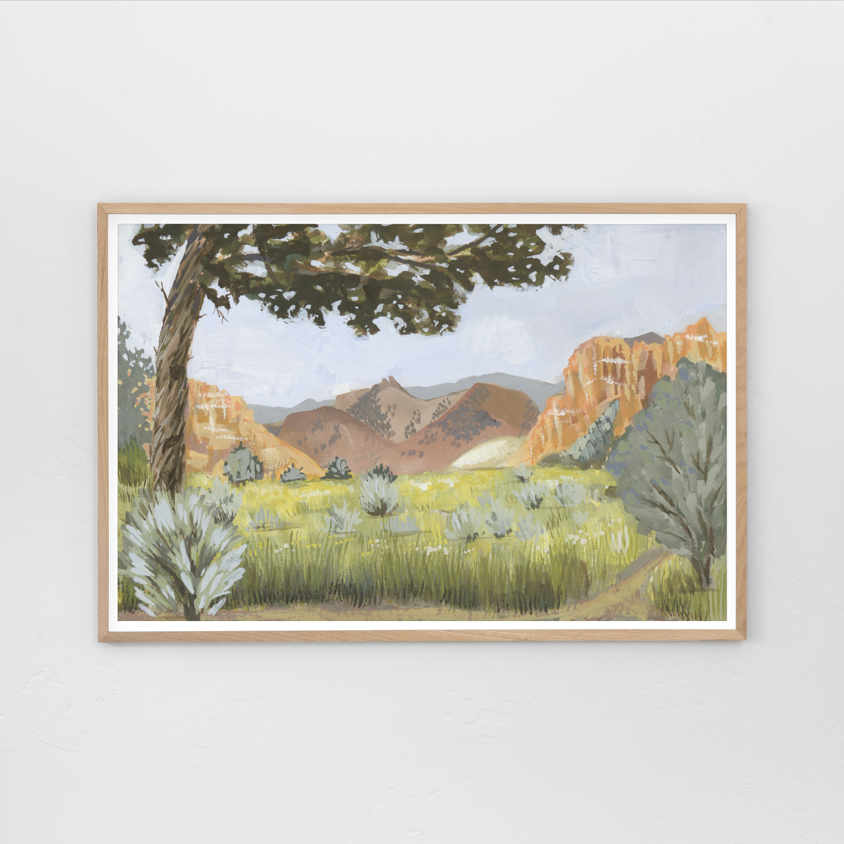 Evening Shade Clearwater, Wapiti WY Landscape Art Print by Matty Miller