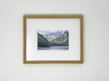 Glacier Drift, Original Lake McDonald Montana Landscape Painting by Matty Miller