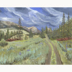 Green River Road, Wyoming Wilderness Landscape Art Print by Matty Miller