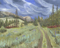 Green River Road, Wyoming Wilderness Landscape Art Print by Matty Miller