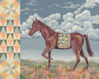 High Desert Horse, Southwestern Horse Art Print by Matty Miller