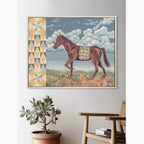 High Desert Horse, Southwestern Horse Art Print by Matty Miller