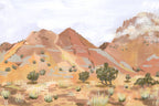 High Road to Abiquiu, New Mexico Landscape Art Print by Matty Miller