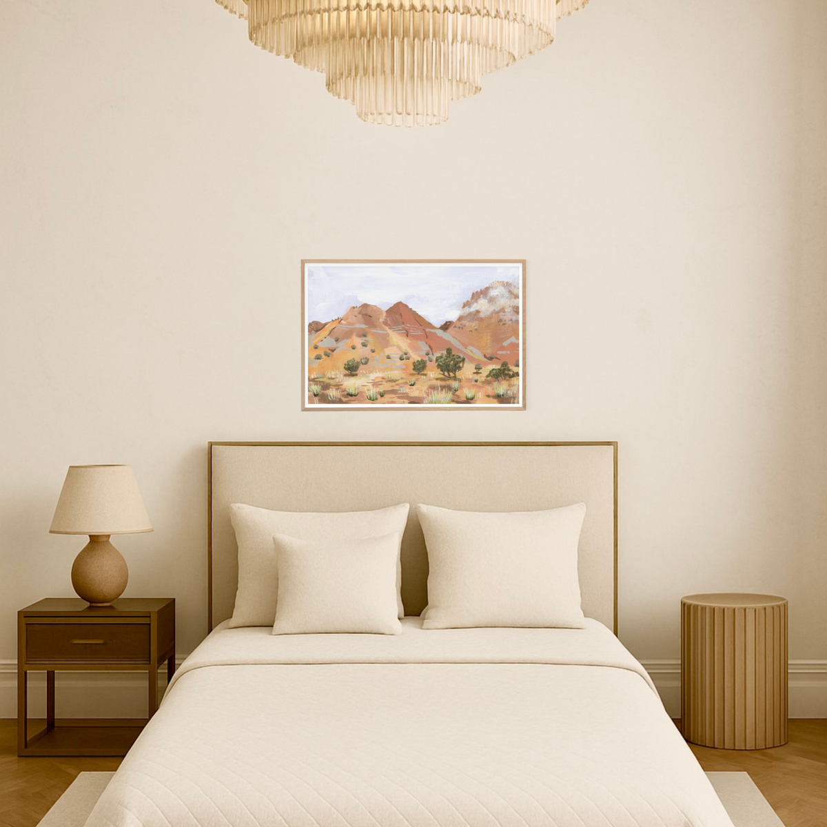 High Road to Abiquiu, New Mexico Landscape Art Print by Matty Miller