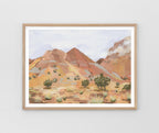 High Road to Abiquiu, New Mexico Landscape Art Print by Matty Miller