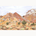 High Road to Abiquiu, Original New Mexico Landscape Painting by Matty Miller
