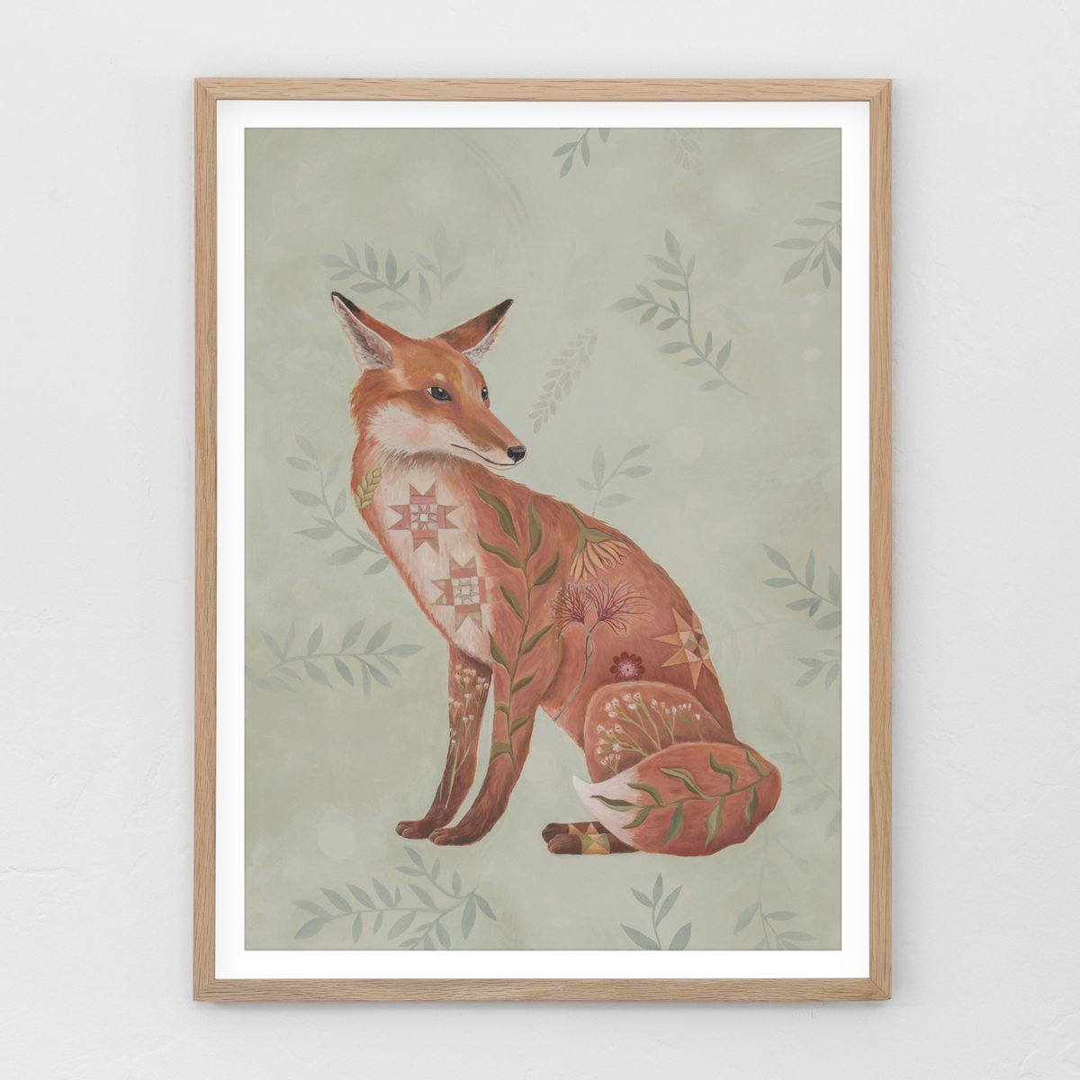 Innocent Mischief is Good for the Soul, Fox Art Print by Matty Miller