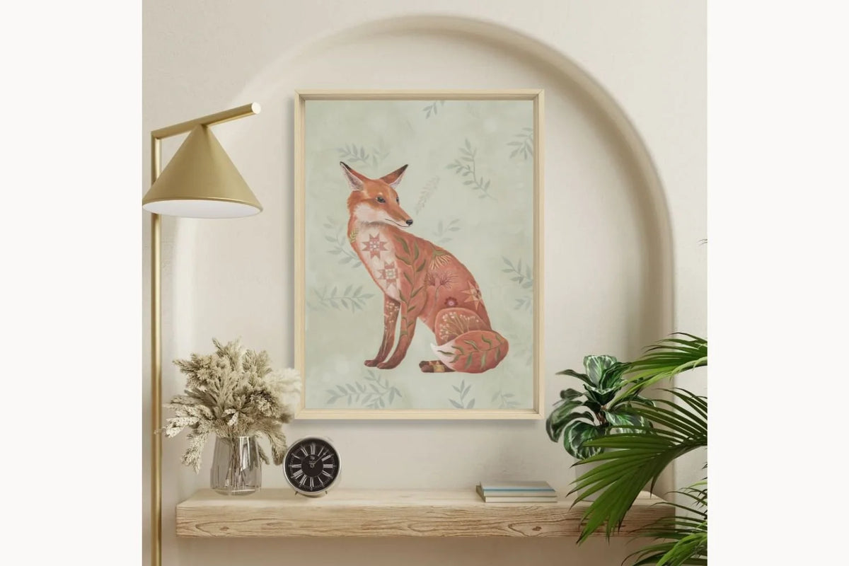 Innocent Mischief is Good for the Soul, Original Fox Painting by Matty Miller