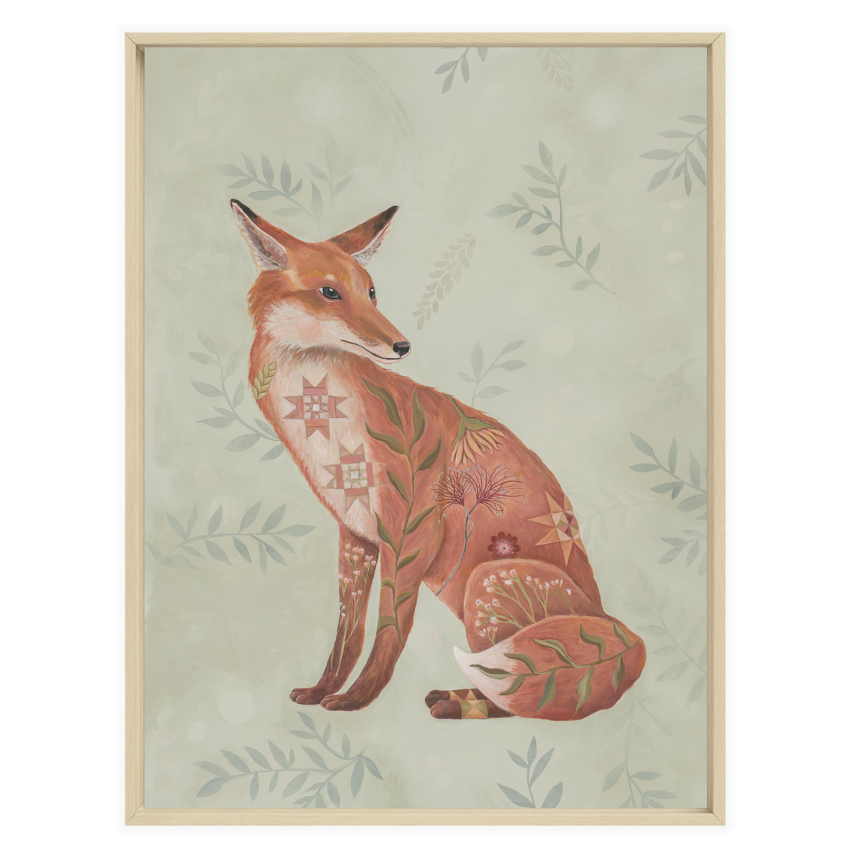 Innocent Mischief is Good for the Soul, Original Fox Painting by Matty Miller
