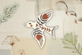 Large Dove Wall Hanging, White Matte by Matty Miller