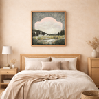 Meadow Portal, Dreamy Mountain Meadow Art Print by Matty Miller