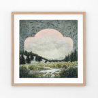 Meadow Portal, Colorado mountain meadow art print inspired by the Flat Tops by Matty Miller