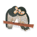 Owl Pair Sticker by Matty Miller