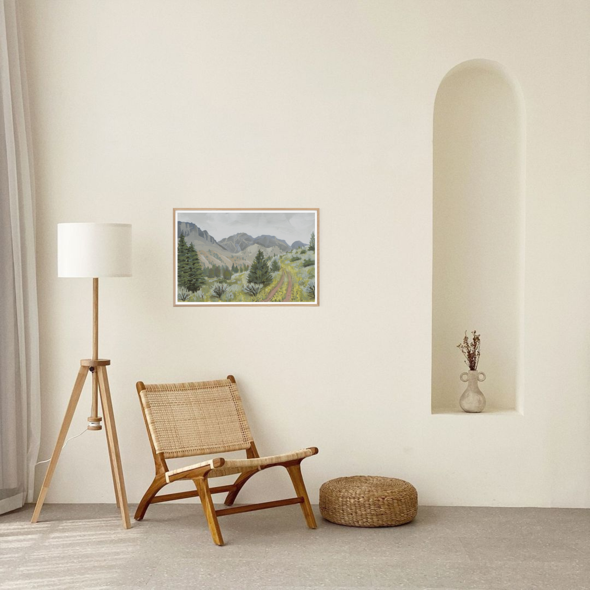 Silent Symphony, Wapiti WY Wildflower Landscape Art Print by Matty Miller