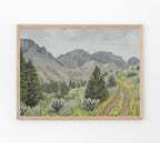 Silent Symphony, Wapiti WY Wildflower Landscape Art Print by Matty Miller