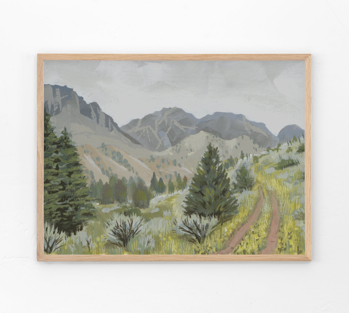 Silent Symphony, Wapiti WY Wildflower Landscape Art Print by Matty Miller