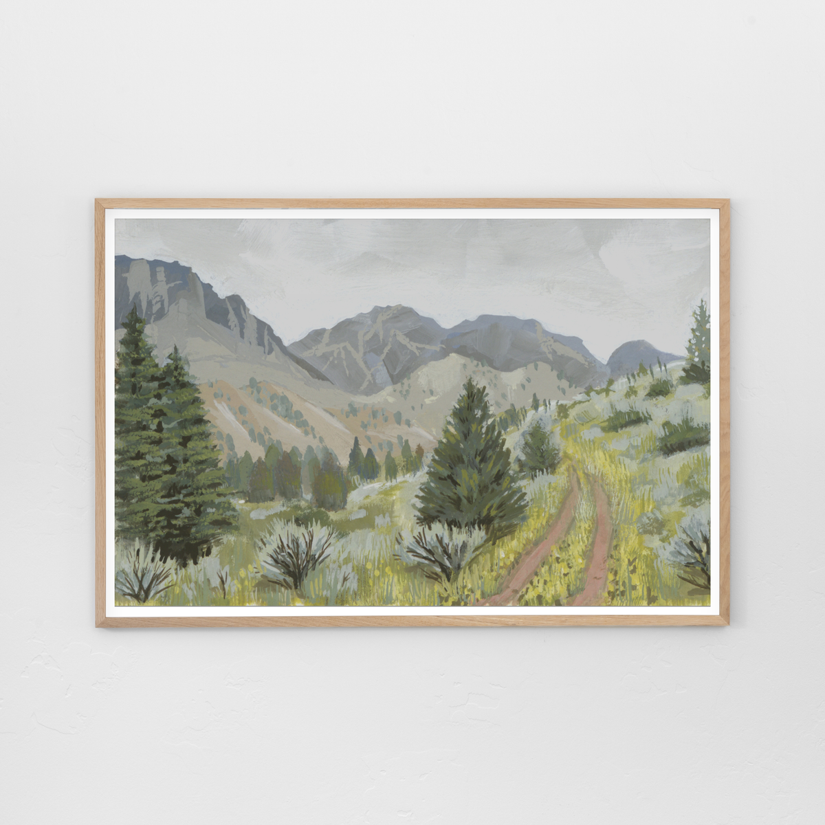 Silent Symphony, Wapiti WY Wildflower Landscape Art Print by Matty Miller