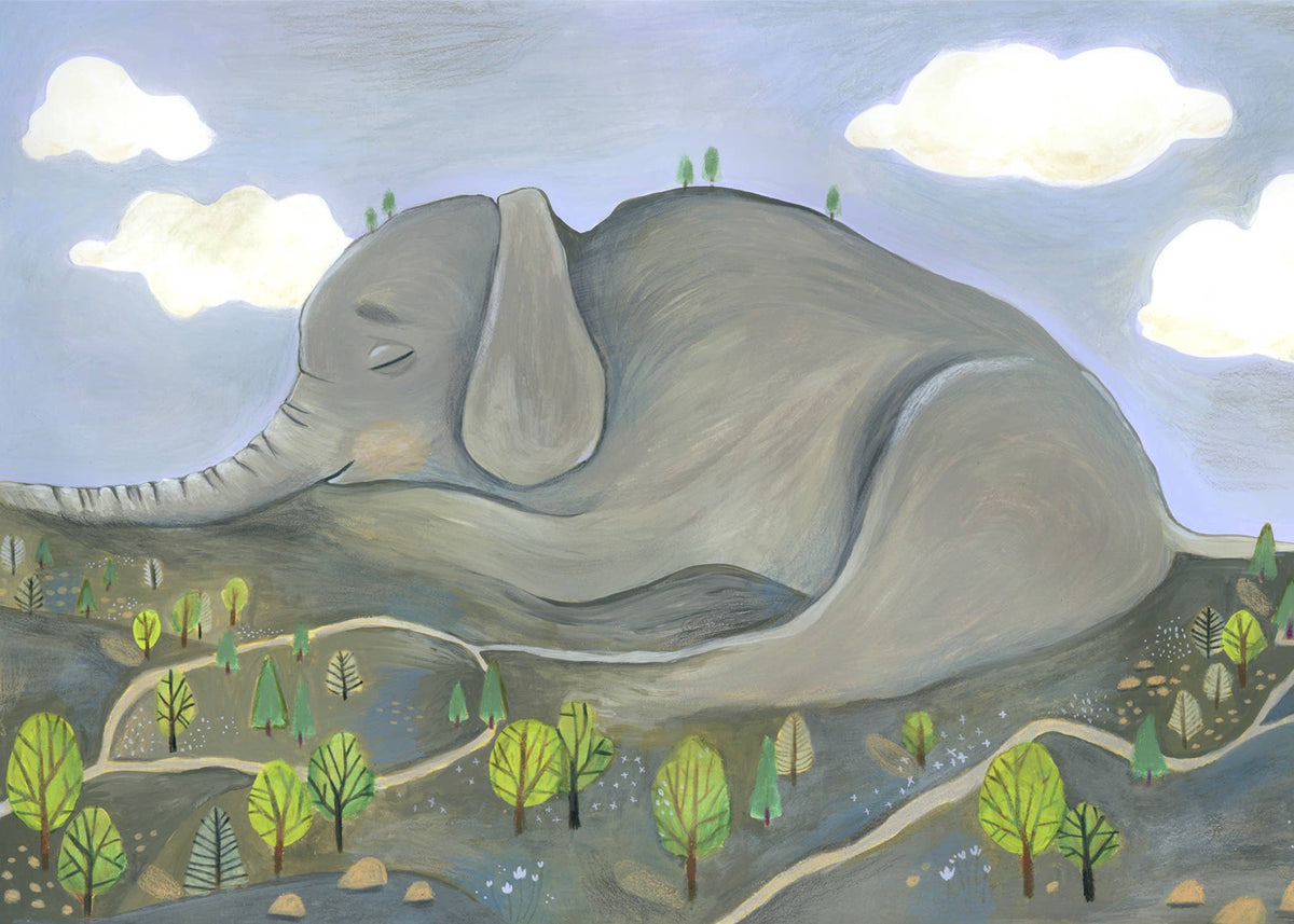 Sleeping Elephant Mountain, Colorado Mountain Landscape Art Print by Matty Miller