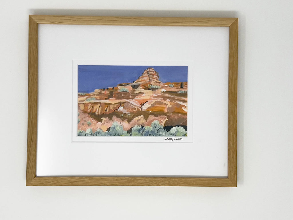 Swiftly through the Sagebrush, Original Western Landscape Painting by Matty Miller