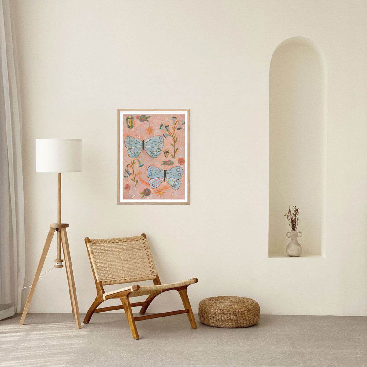 To Love is to Remember, Butterfly Art Print by Matty Miller