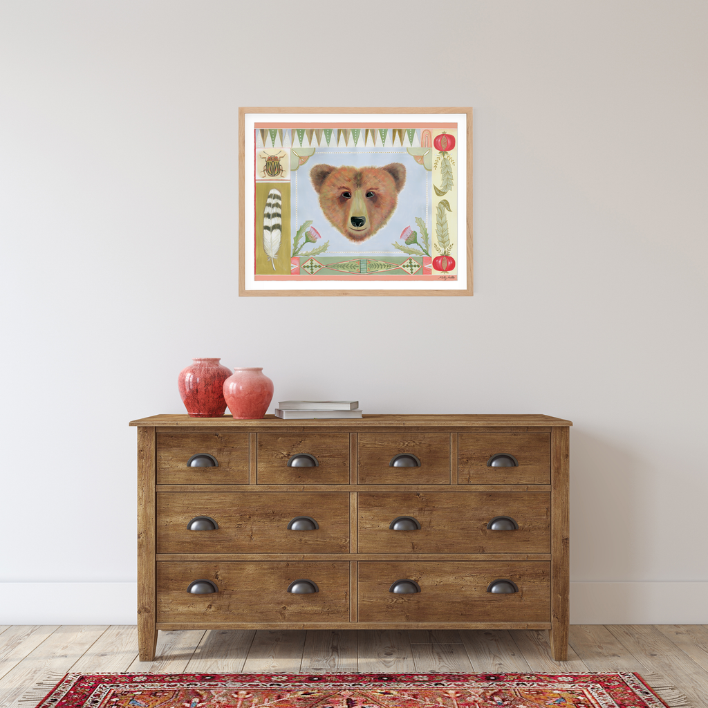 Ursa, Bear Art Print by Matty Miller