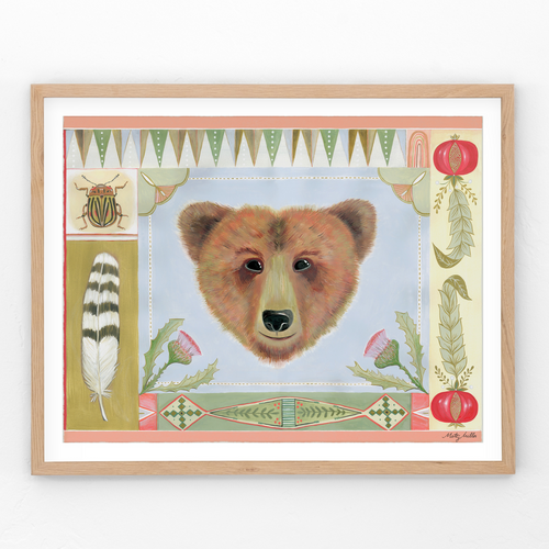Ursa, Bear Art Print by Matty Miller