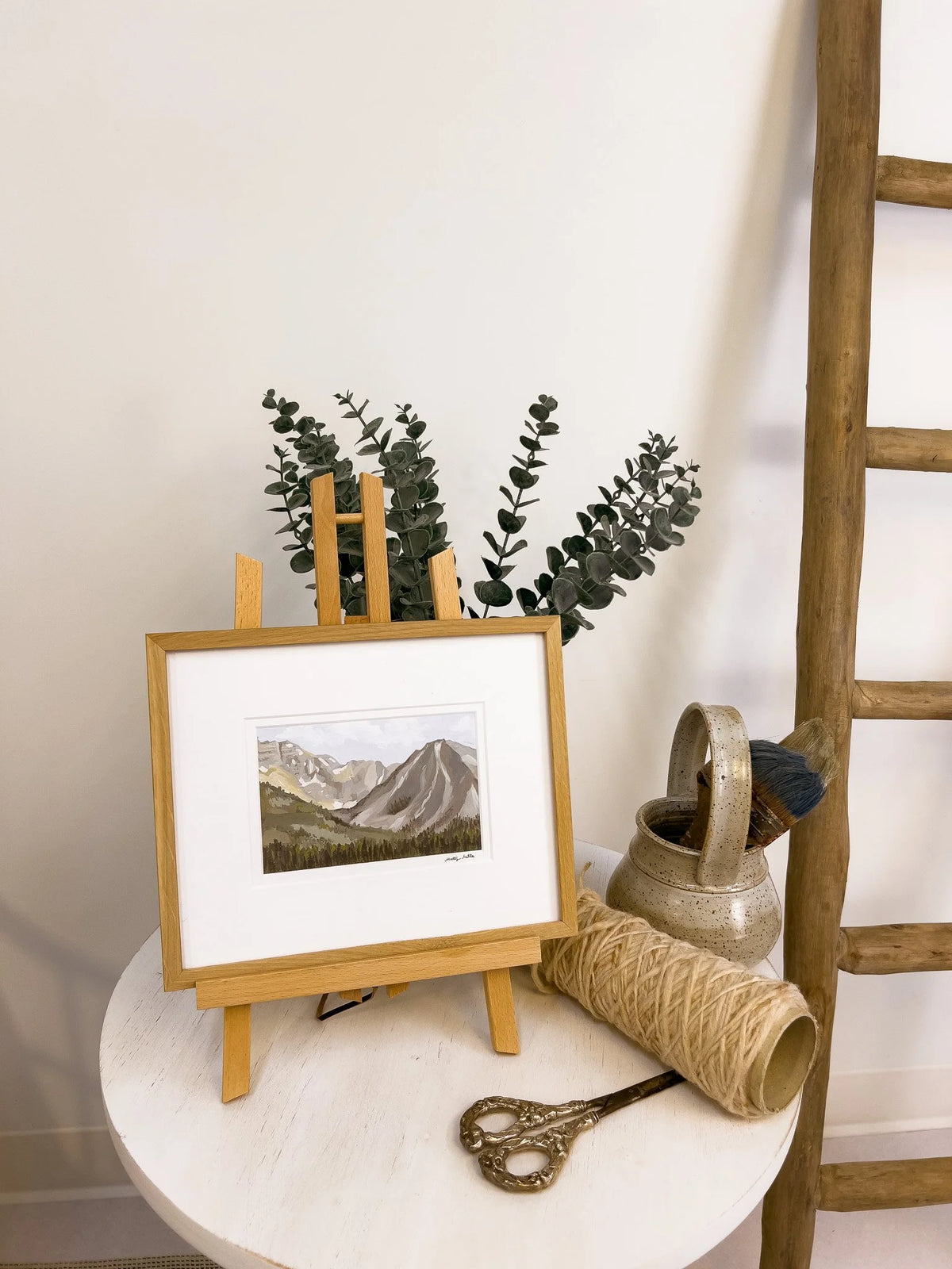 Valley View, Original Two Medicine Lake Montana Landscape Painting by Matty Miller