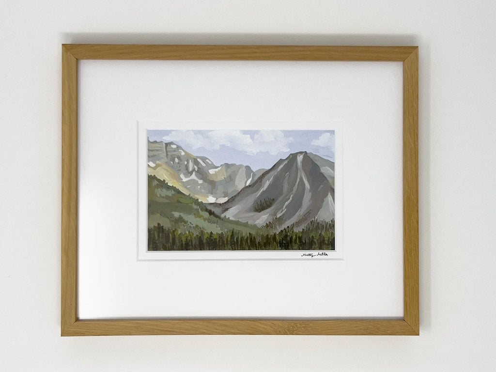 Valley View, Original Two Medicine Lake Montana Landscape Painting by Matty Miller