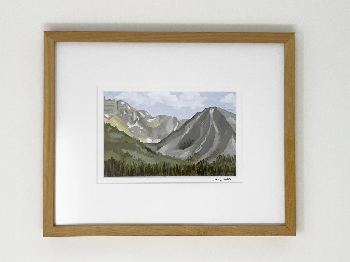 Valley View, Original Two Medicine Lake Montana Landscape Painting by Matty Miller