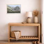 Valley View, Two Medicine Lake Montana Landscape Art Print by Matty Miller