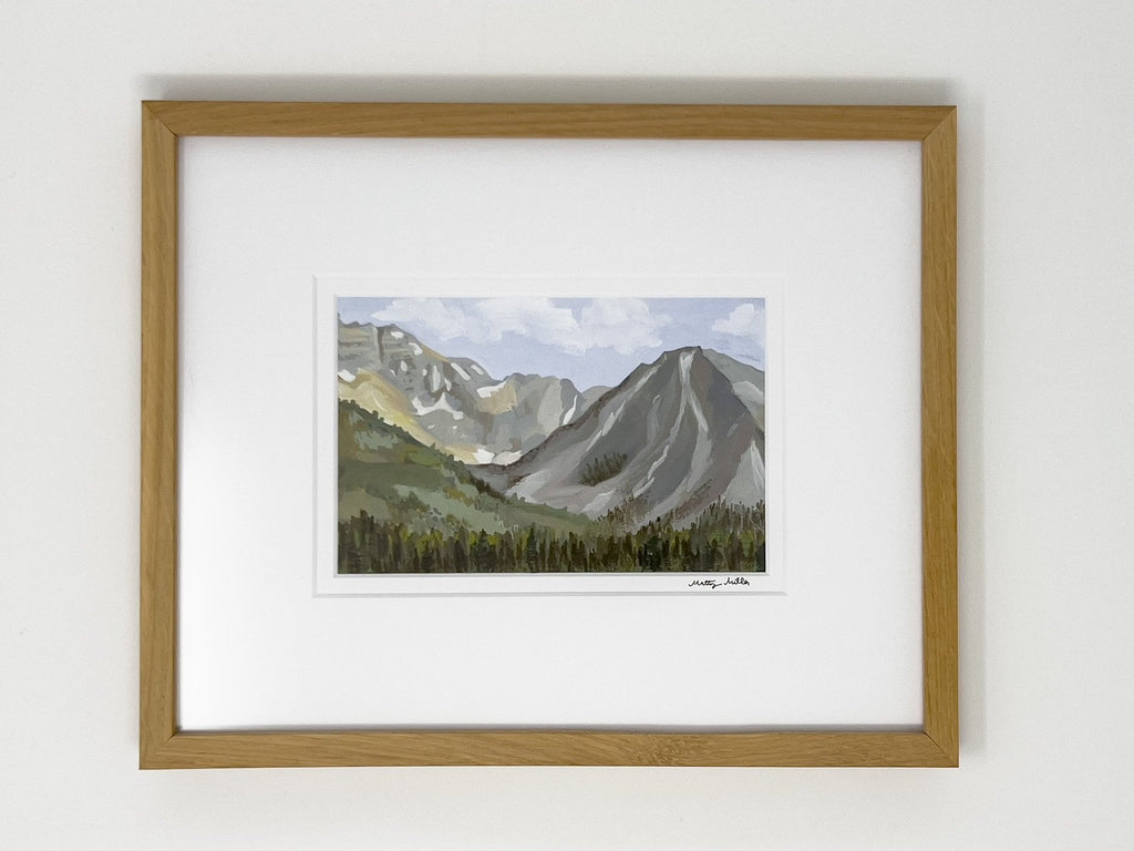 Valley View, Two Medicine Lake Montana Landscape Art Print by Matty Miller