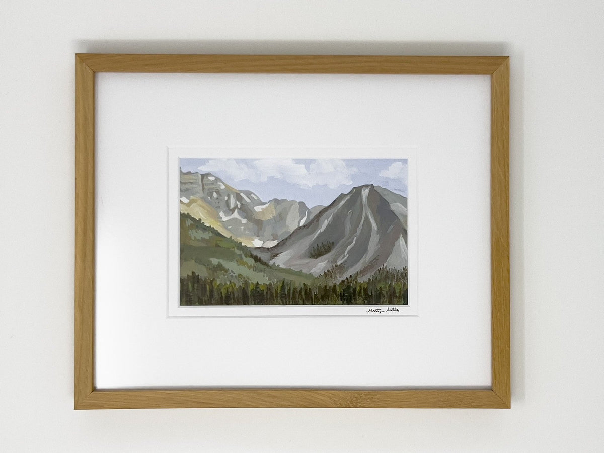 Valley View, Two Medicine Lake Montana Landscape Art Print by Matty Miller