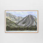 Valley View, Two Medicine Lake Montana Landscape Art Print by Matty Miller