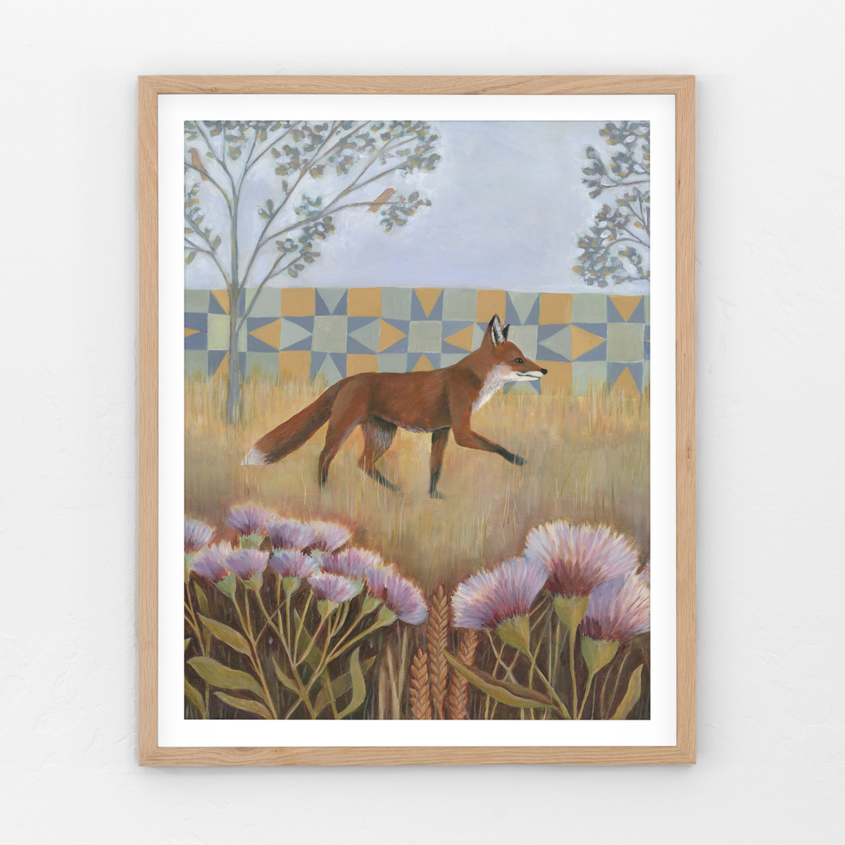 Vesper, Fox Art Print by Matty Miller