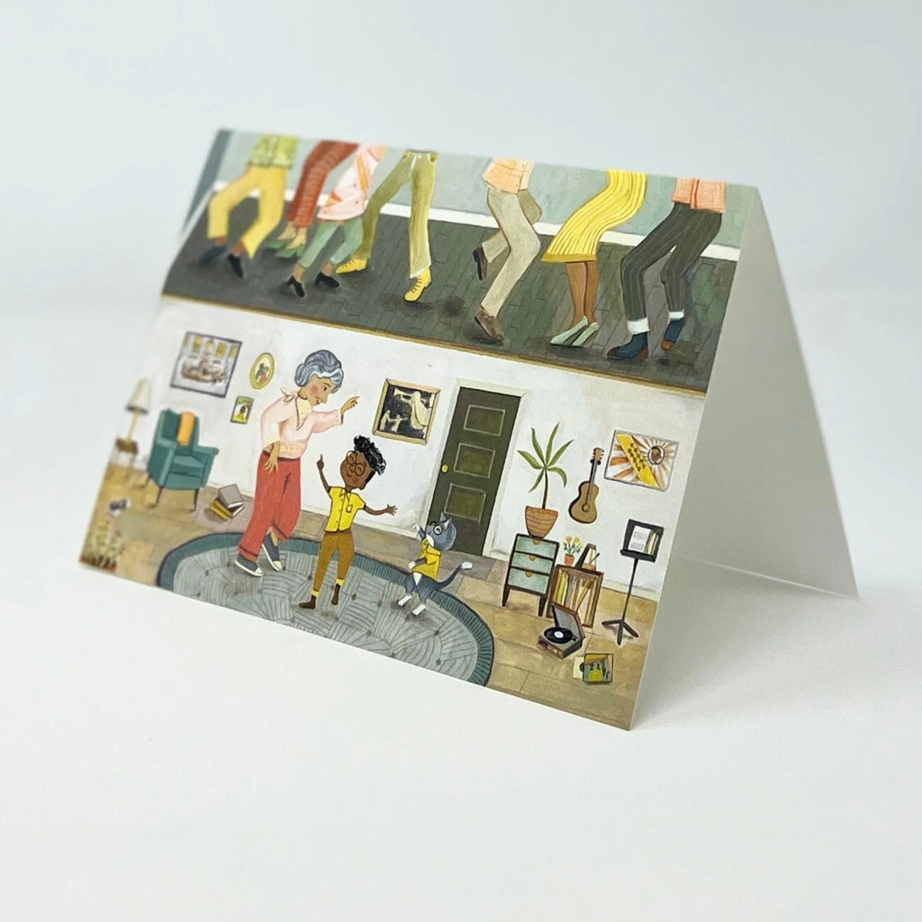 When Jazz Moves You Greeting Card by Matty Miller