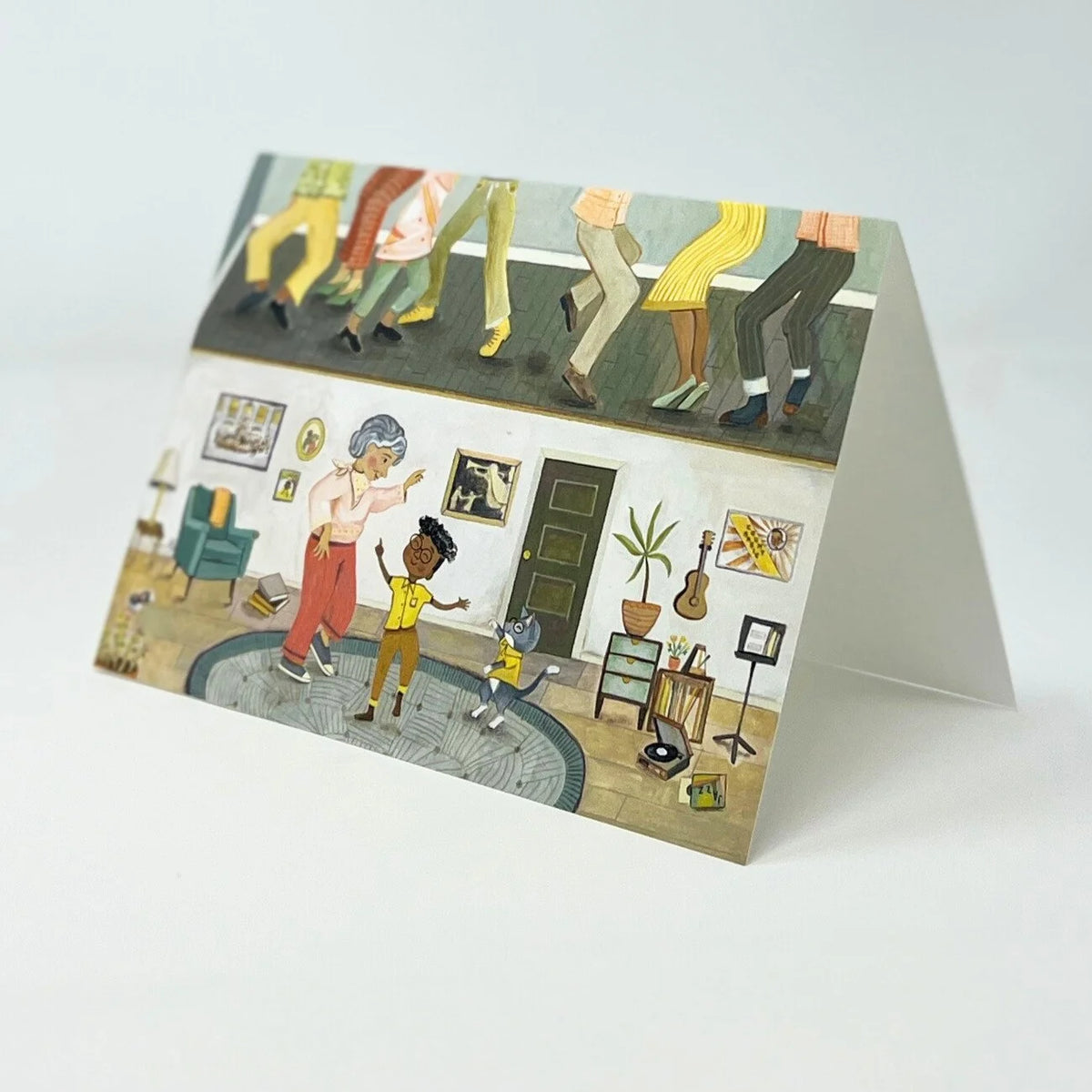 When Jazz Moves You Greeting Card by Matty Miller